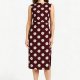 Women's sleeveless retro chrysanthemum dress